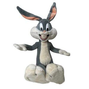 VTG 1991 Mighty Star Looney Toons Bugs Bunny Large Stuffed Animal Toy 30"
